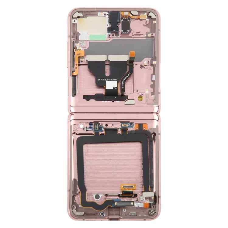 For Samsung Galaxy Z Flip 5G SM-F707 LCD Screen Digitizer Full Assembly with Frame, For Samsung Galaxy Z Flip 5G