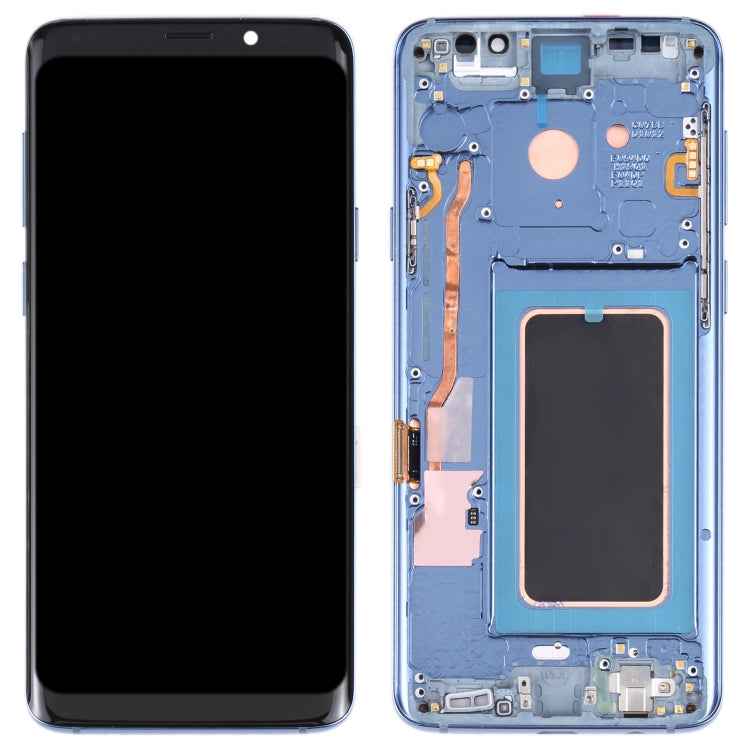 Super AMOLED Material LCD Screen and Digitizer Full Assembly with Frame for Galaxy S9+ / G965F / G965F / DS / G965U / G965W / G9650, For Samsung Galaxy S9+, For Galaxy S9+ (Frame), For Galaxy S9+