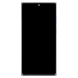 For Samsung Galaxy S22 Ultra 5G SM-S908U US Edition OLED LCD Screen Digitizer Full Assembly with Frame