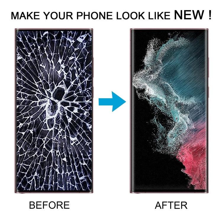 For Samsung Galaxy S22 Ultra 5G SM-S908U US Edition OLED LCD Screen Digitizer Full Assembly with Frame