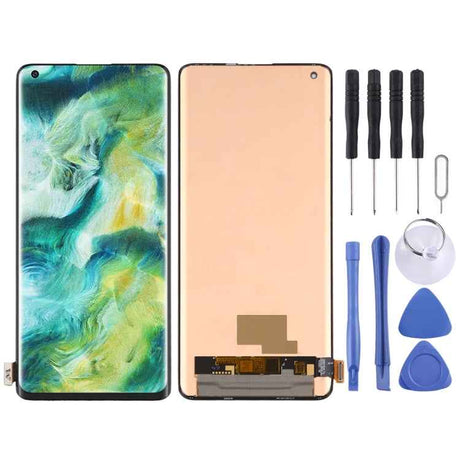 Original AMOLED Material LCD Screen and Digitizer Full Assembly for OPPO Find X2 / Find X2 Pro, For OPPO Find X2 (AMOLED)
