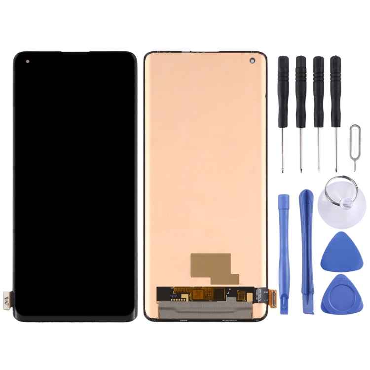 Original AMOLED Material LCD Screen and Digitizer Full Assembly for OPPO Find X2 / Find X2 Pro, For OPPO Find X2 (AMOLED)