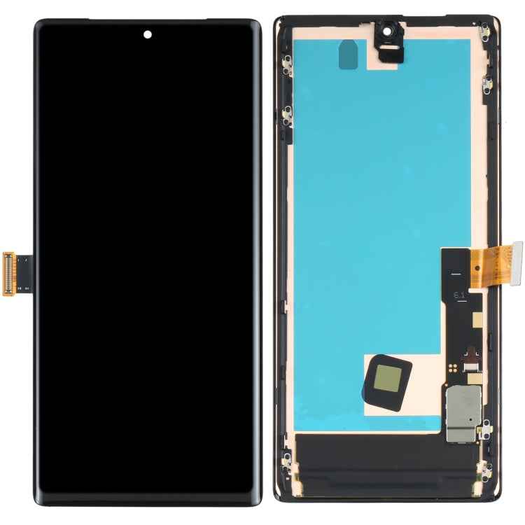 AMOLED Material LCD Screen and Digitizer Full Assembly with Frame for Google Pixel 6 Pro