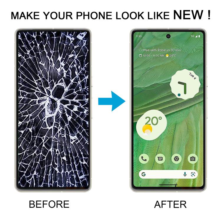 Pantalla LCD AMOLED original para Google Pixel 7 GVU6C GQML3, digitalizador completo con marco (AMOLED)