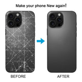 Tapa trasera de batería para iPhone 16 Pro con cristal original y cubierta de lente de cámara