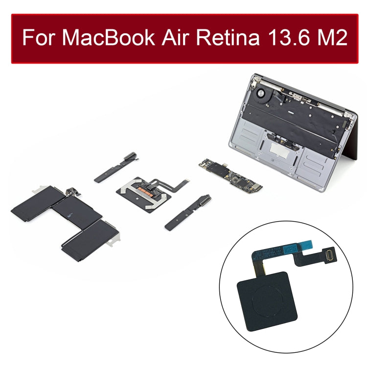 Power & Touch ID Flex Cable for MacBook Air 13.6" M2 (2022) - Model A2681