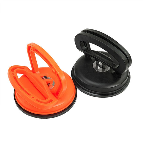 Large Car Dent Repair Puller Suction Cup Bodywork Panel Sucker, Large, Black, Large Orange - LYDARZ