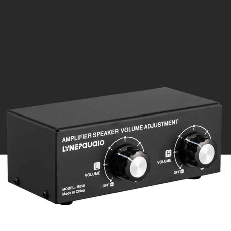B050 Passive Speaker Volume Controller – Independent L/R Control, 150W Per Channel