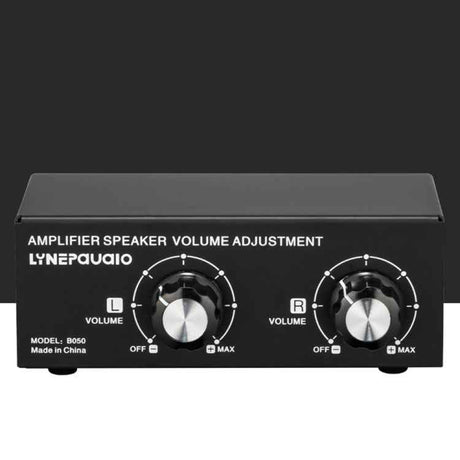 B050 Passive Speaker Volume Controller – Independent L/R Control, 150W Per Channel