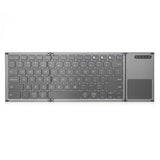 B066S Multi-function Ultra-thin Mini Wireless Three Fold Bluetooth Keyboard - LYDARZ