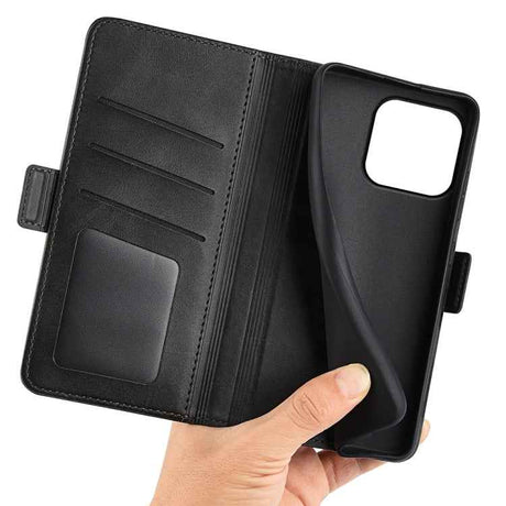 Dual-side Magnetic Buckle Horizontal Flip Leather Phone Case