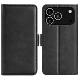 Dual-side Magnetic Buckle Horizontal Flip Leather Phone Case