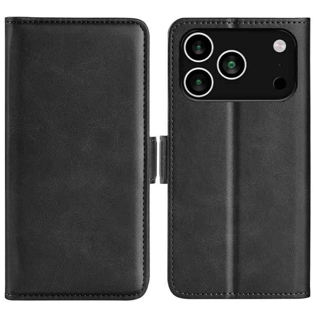 Dual-side Magnetic Buckle Horizontal Flip Leather Phone Case