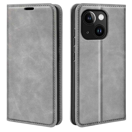 Retro-skin Magnetic Suction Leather Phone Case
