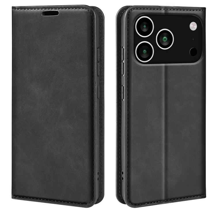 Retro-skin Magnetic Suction Leather Phone Case