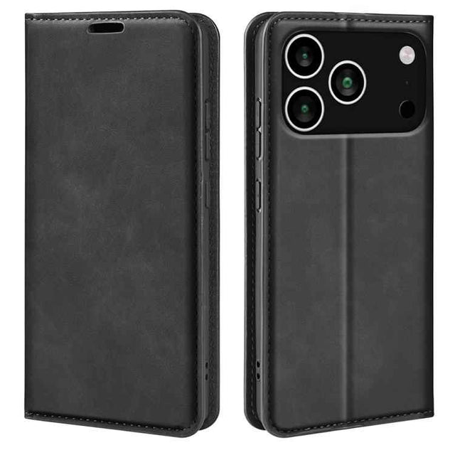 Retro-skin Magnetic Suction Leather Phone Case