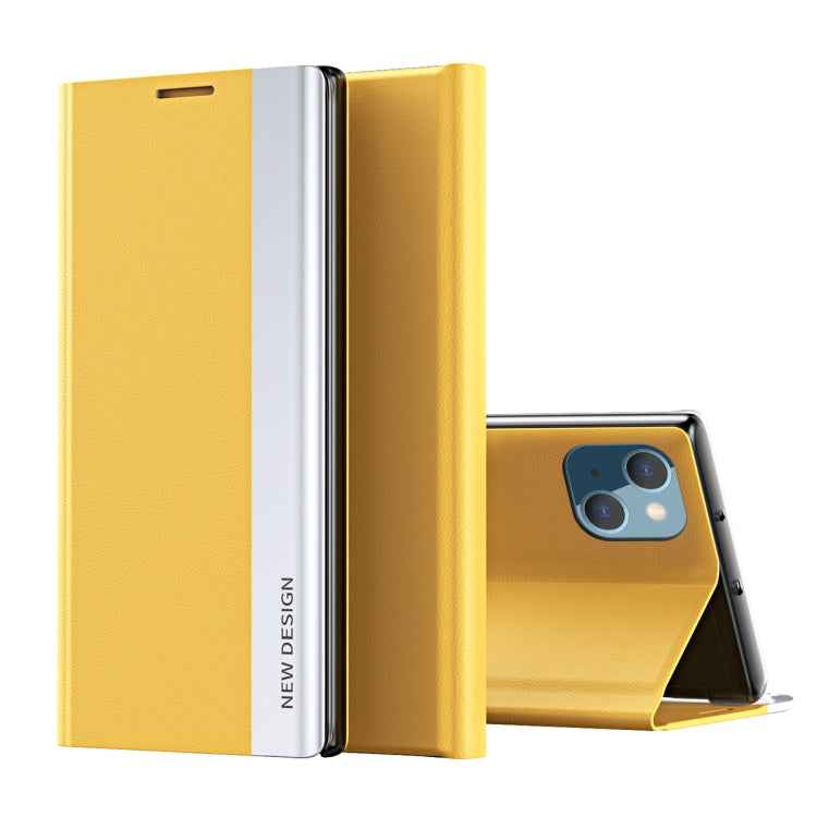 Side Electroplated Adsorption Leather Phone Case