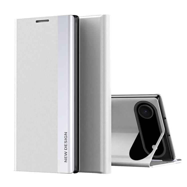 Side Electroplated Adsorption Leather Phone Case