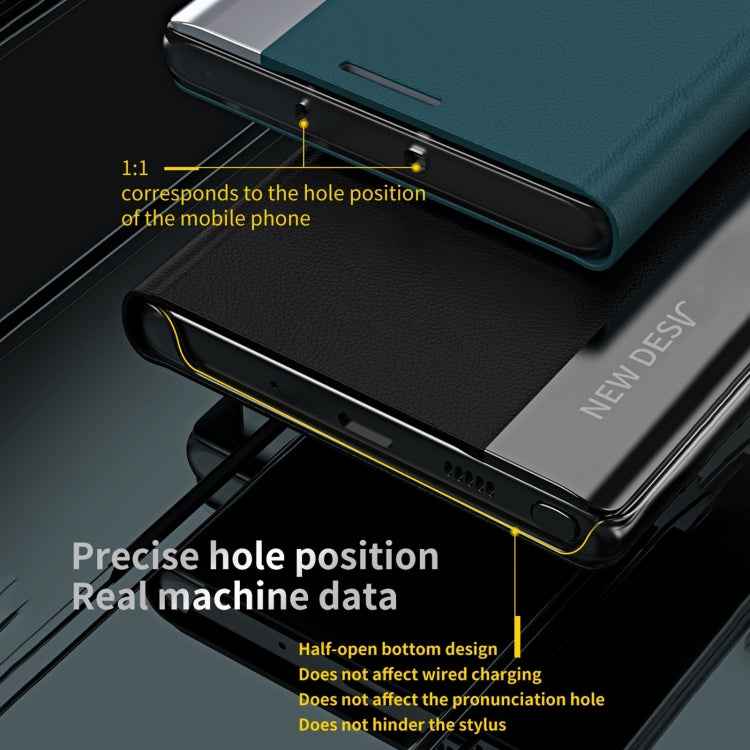 Side Electroplated Adsorption Leather Phone Case