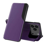 Side Display Flip Leather Phone Case