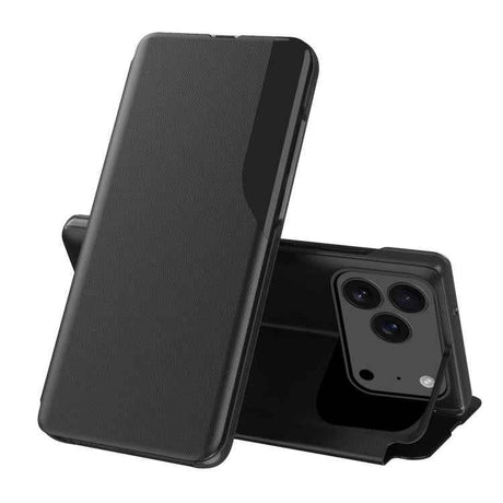 Side Display Flip Leather Phone Case