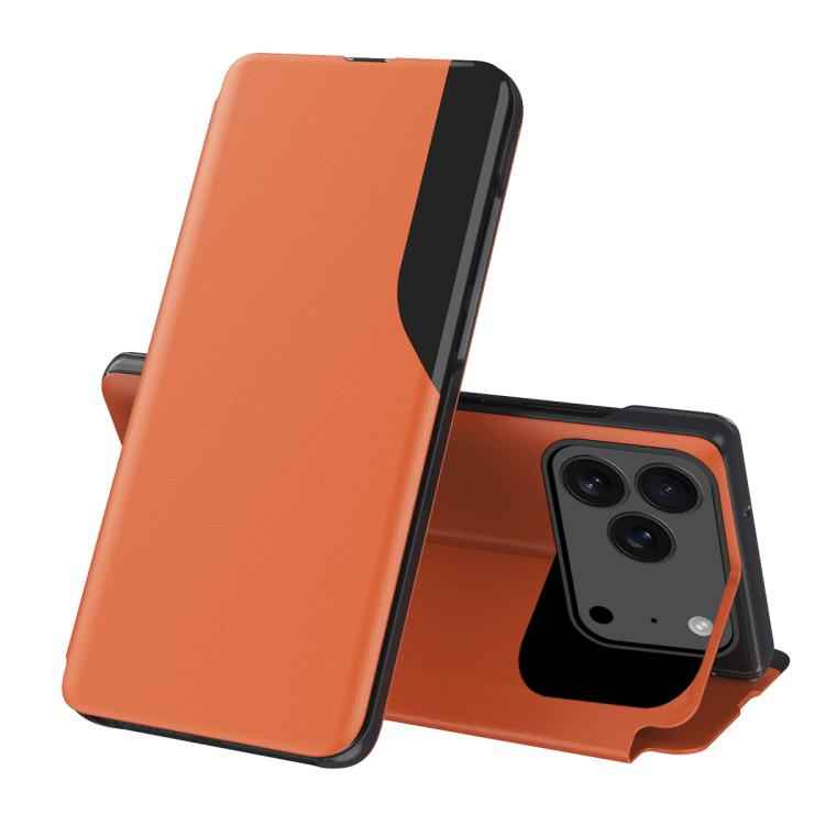 Side Display Flip Leather Phone Case