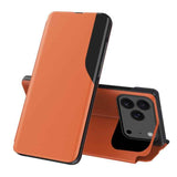 Side Display Flip Leather Phone Case