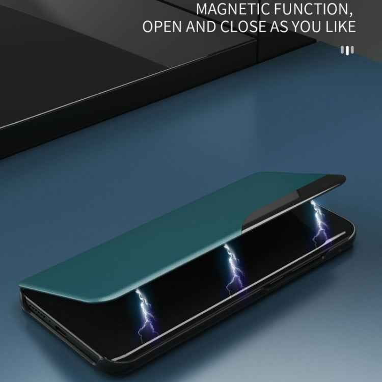 Side Display Flip Leather Phone Case