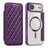 Shield Magsafe RFID Anti-theft Rhombus Leather Phone Case