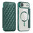 Shield Magsafe RFID Anti-theft Rhombus Leather Phone Case