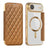 Shield Magsafe RFID Anti-theft Rhombus Leather Phone Case