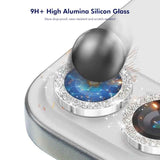 ENKAY Hat-Prince Glitter Rear Lens Aluminium Alloy Tempered Glass Film