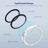 ENKAY Hat-Prince Glitter Rear Lens Aluminium Alloy Tempered Glass Film