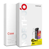 NORTHJO 3 in 1 TPU Phone Case with Screen Film and Lens Film