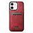 Suteni H15 MagSafe Oil Eax Leather Detachable Wallet Back Phone Case