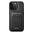 Suteni H15 MagSafe Oil Eax Leather Detachable Wallet Back Phone Case
