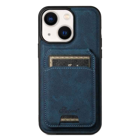 Suteni H16 Litchi Texture Leather Detachable Wallet Back Phone Case