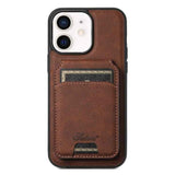 Suteni H16 Litchi Texture Leather Detachable Wallet Back Phone Case
