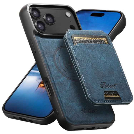 Suteni H16 Litchi Texture Leather Detachable Wallet Back Phone Case