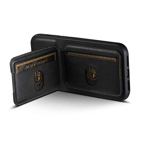 Suteni H02 Leather Wallet Stand Back Phone Case