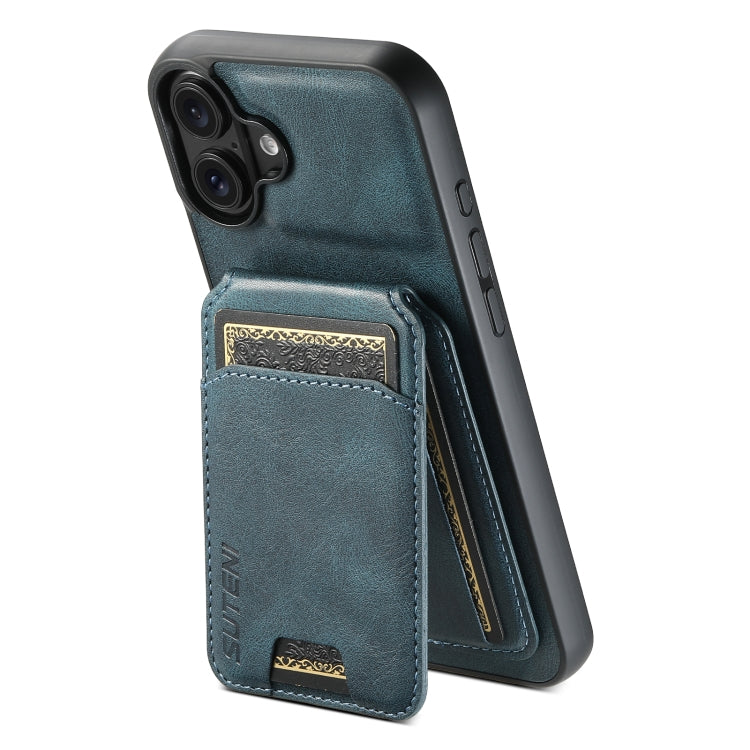Suteni H02 Leather Wallet Stand Back Phone Case