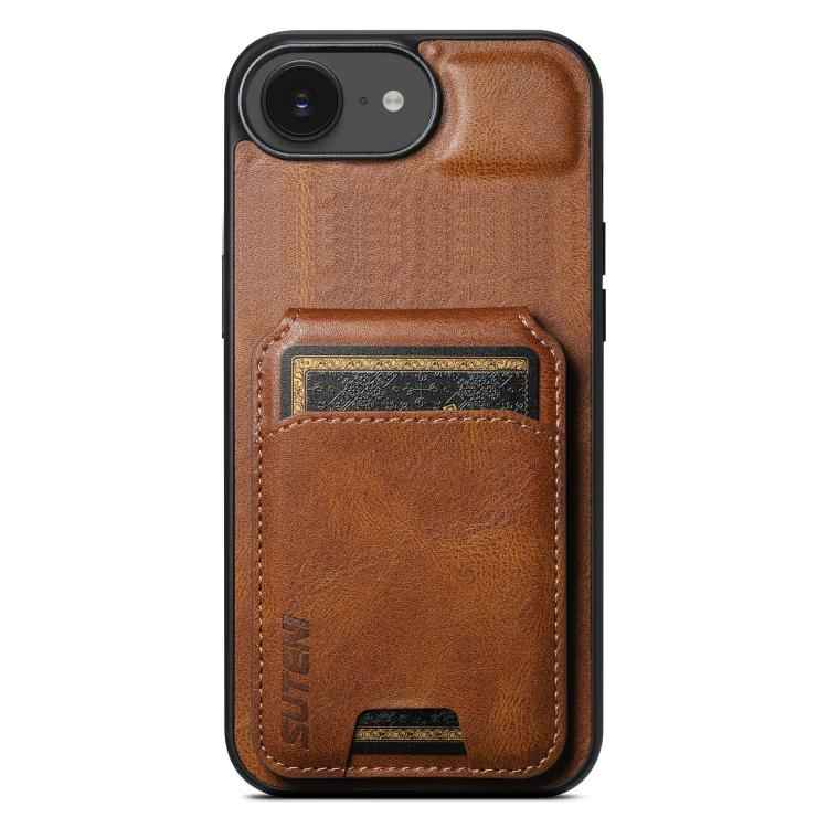 Suteni H02 Leather Wallet Stand Back Phone Case