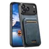 Suteni H02 Leather Wallet Stand Back Phone Case