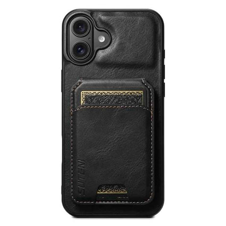 Suteni H02 Leather Wallet Stand Back Phone Case