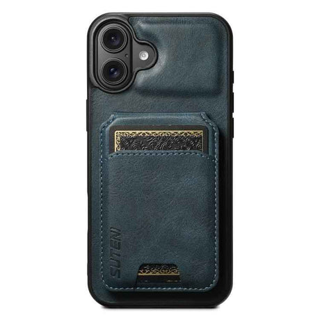 Suteni H02 Leather Wallet Stand Back Phone Case