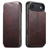 Suteni J05 Leather Magnetic MagSafe Phone Case