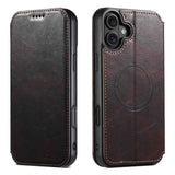 Suteni J05 Leather Magnetic MagSafe Phone Case