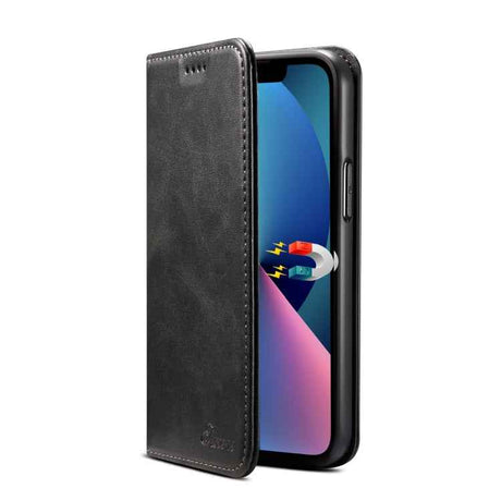 Suteni Calf Texture Horizontal Flip Leather Phone Case