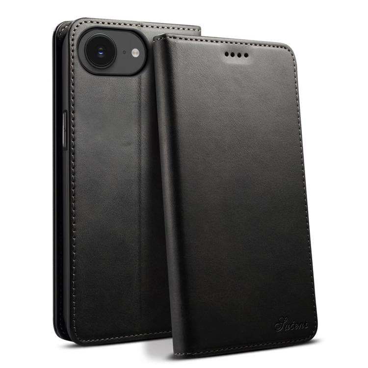 Suteni Calf Texture Horizontal Flip Leather Phone Case
