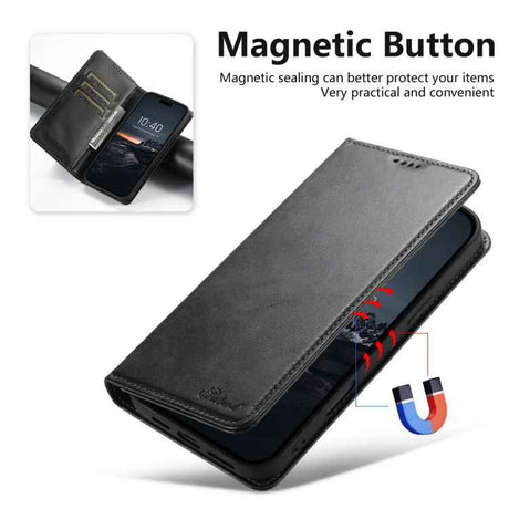 Suteni Calf Texture Horizontal Flip Leather Phone Case